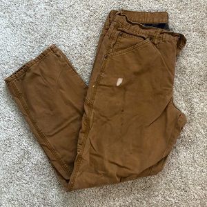 Flannel-Lined Carpenter Pant